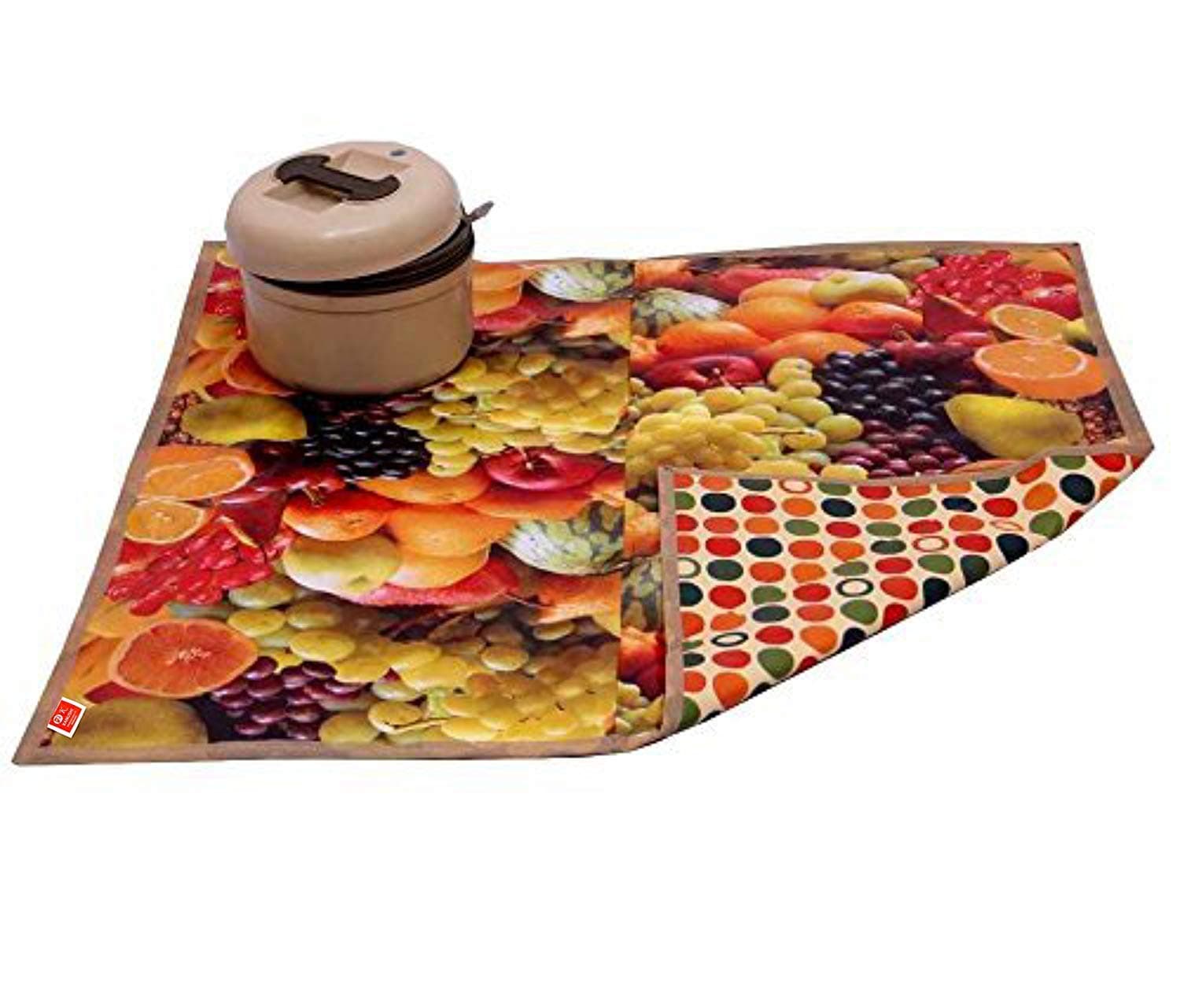 CASA-NESTBed Server/Food Mat/Bedsheet Protector/Reversible in 3 Layered Heavy Material(Colour and Print Might Vary According to Availability) SERVER002