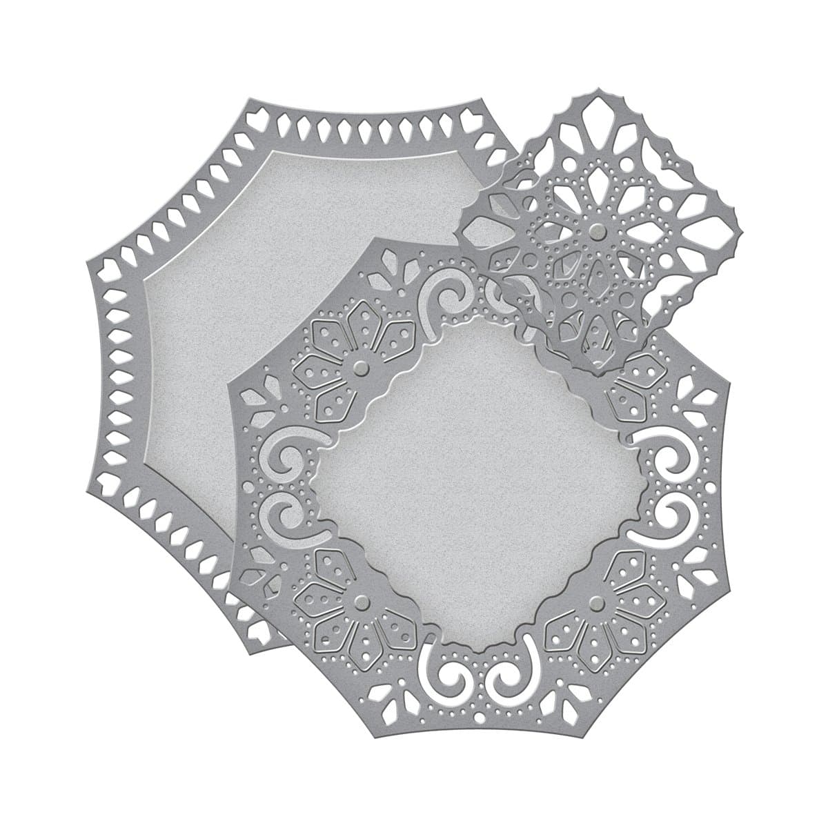 Spellbinders S4-494 Nestabilities Labels 46 Decorative Element Etched/Wafer Thin Dies