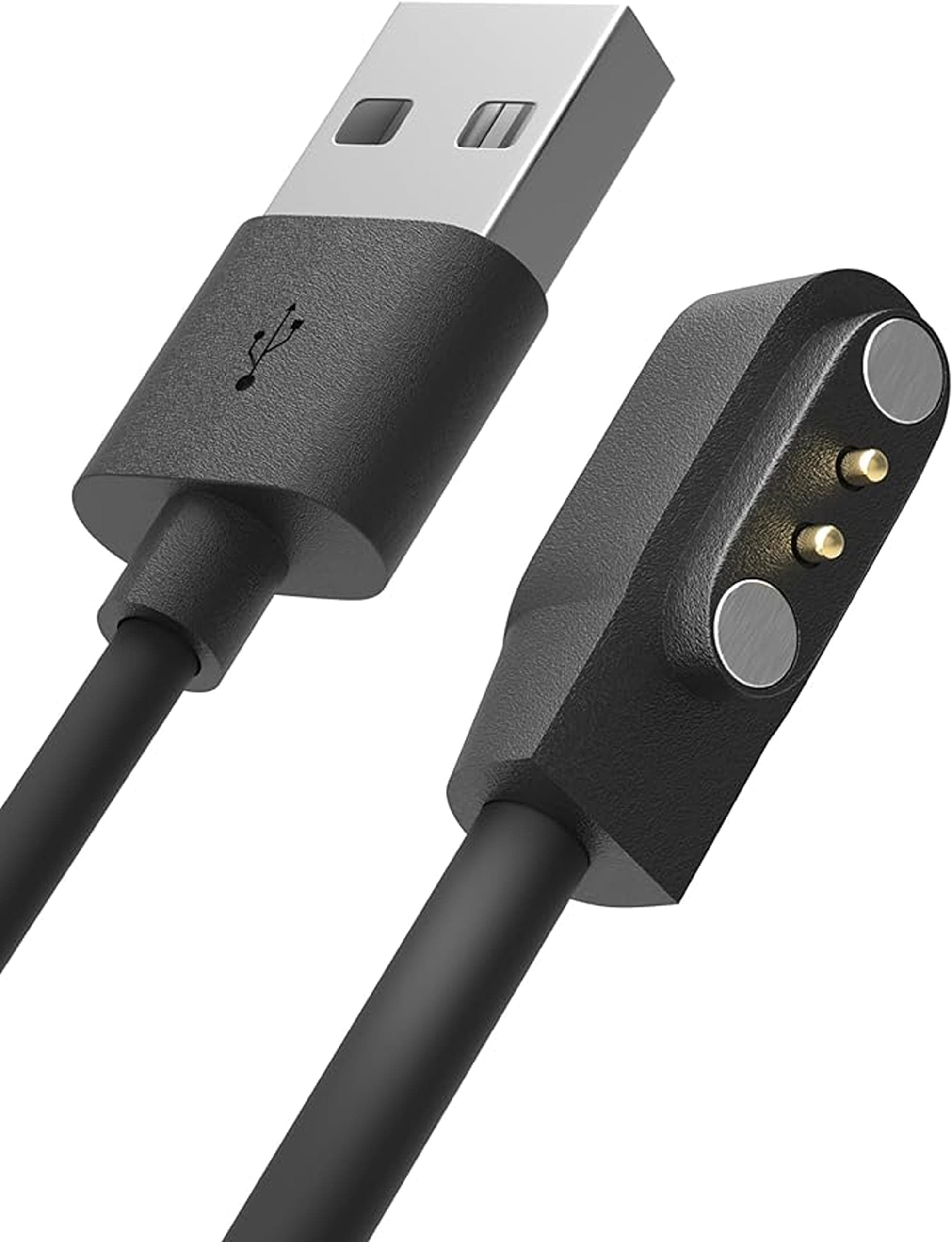 USB Magnetic Charging Cable for BoAt Xtend/Xtend Pro/Storm/Storm 1.3" Curved Display/Xplorer/Wave Connect/Wave Beat/Wave Fit/Wave Style Smartwatches - Black