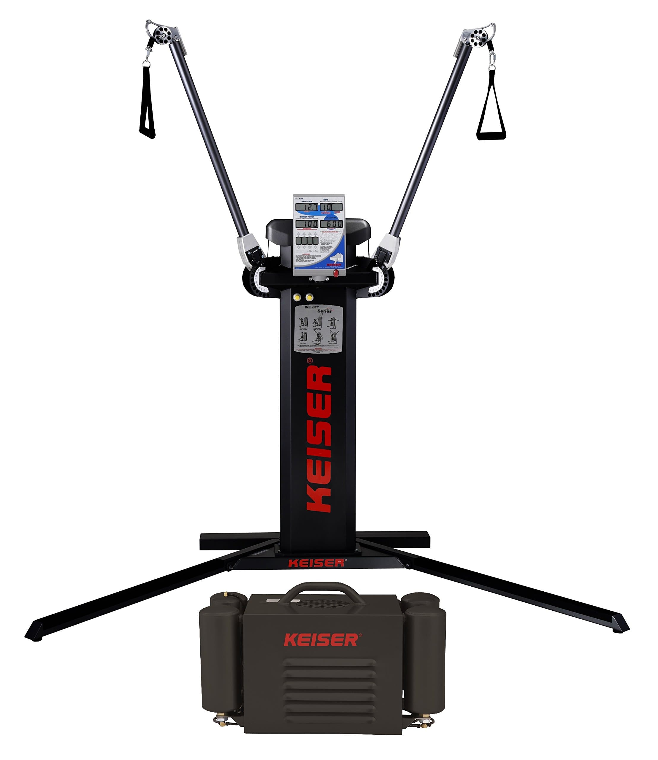 Keiser Functional Trainer with Air Compressor - Free-Standing Base