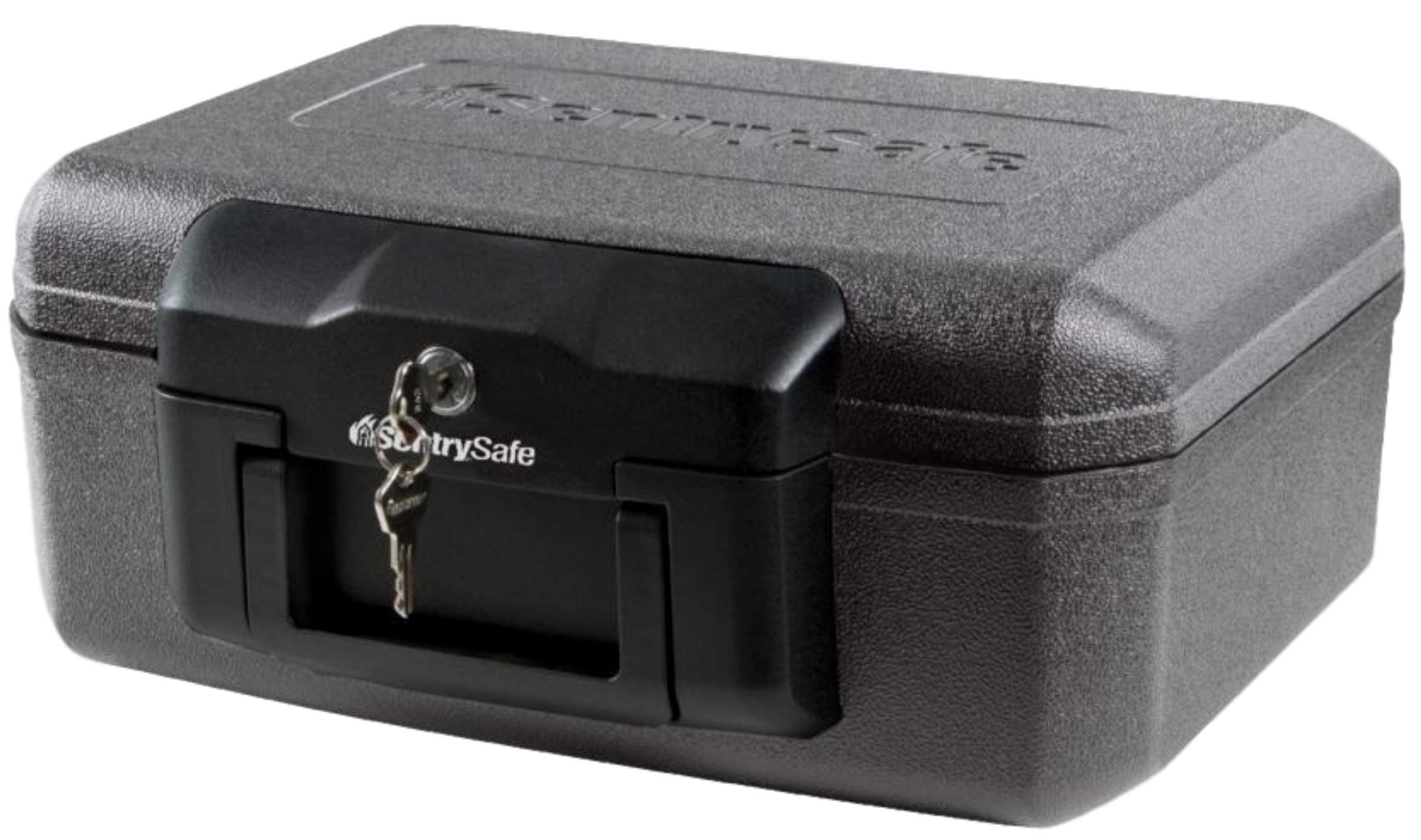 Fireproof Safe Box with Key Lock, Chest for Home Fire-Resistant Security, 0.18 Cubic Feet, 6.1 x 14.3 11.2 Inches, 1210