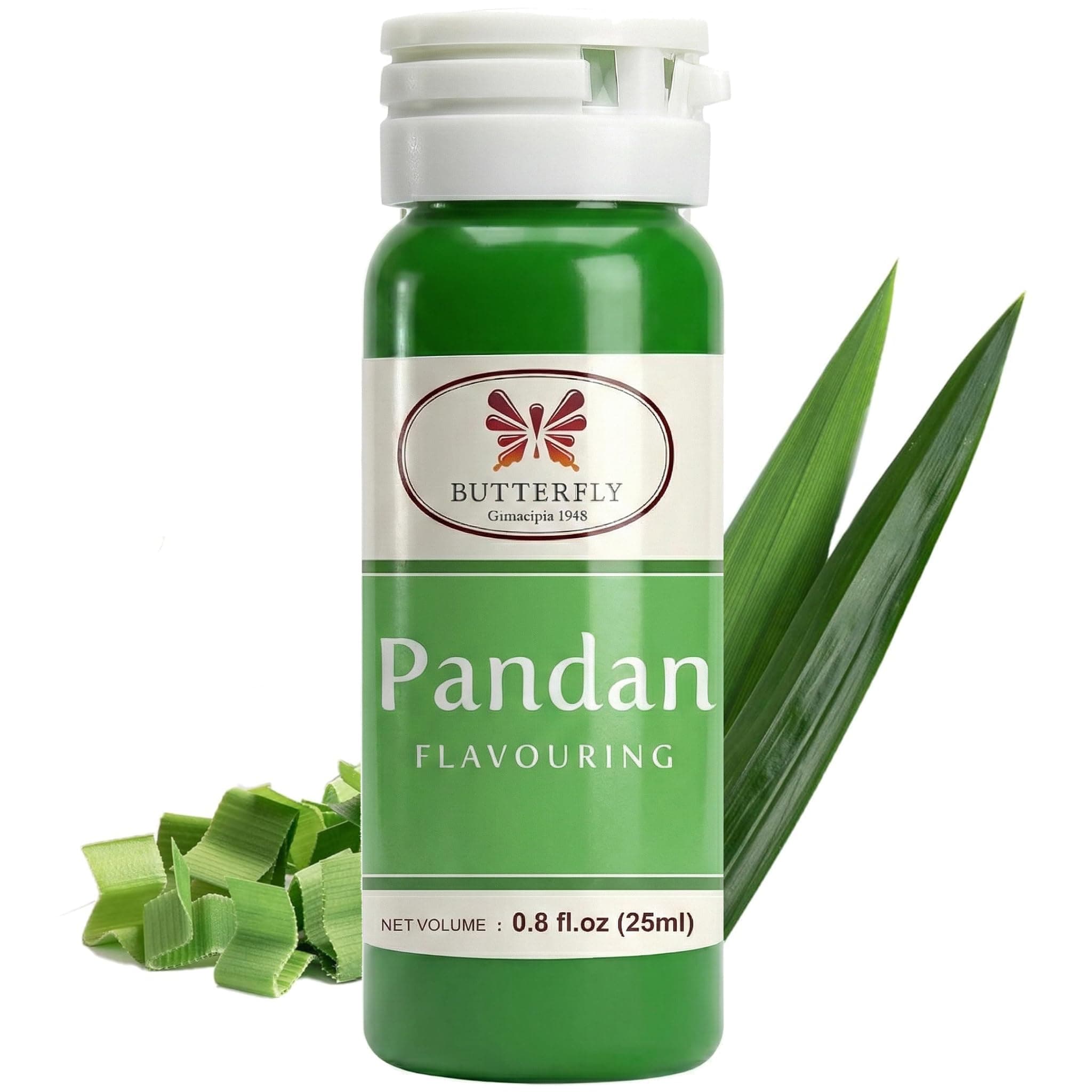 BUTTERFLY Pandan Flavoring Extract (0.8oz, 25ml)