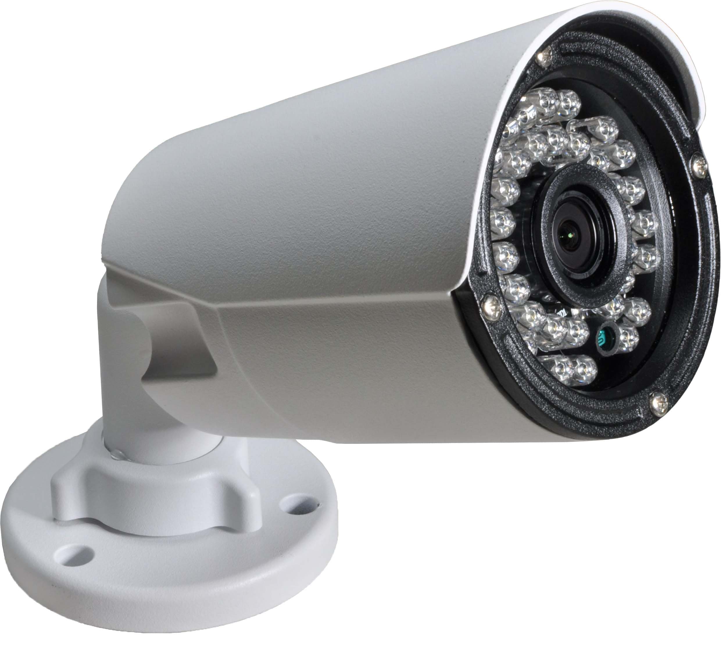 Wired 4MP PoE IP Camera POE Network Outdoor Waterproof Security 4.0MP Wide Angle 2.8mm Fixed Lens 24 LED Infrared Night Vision