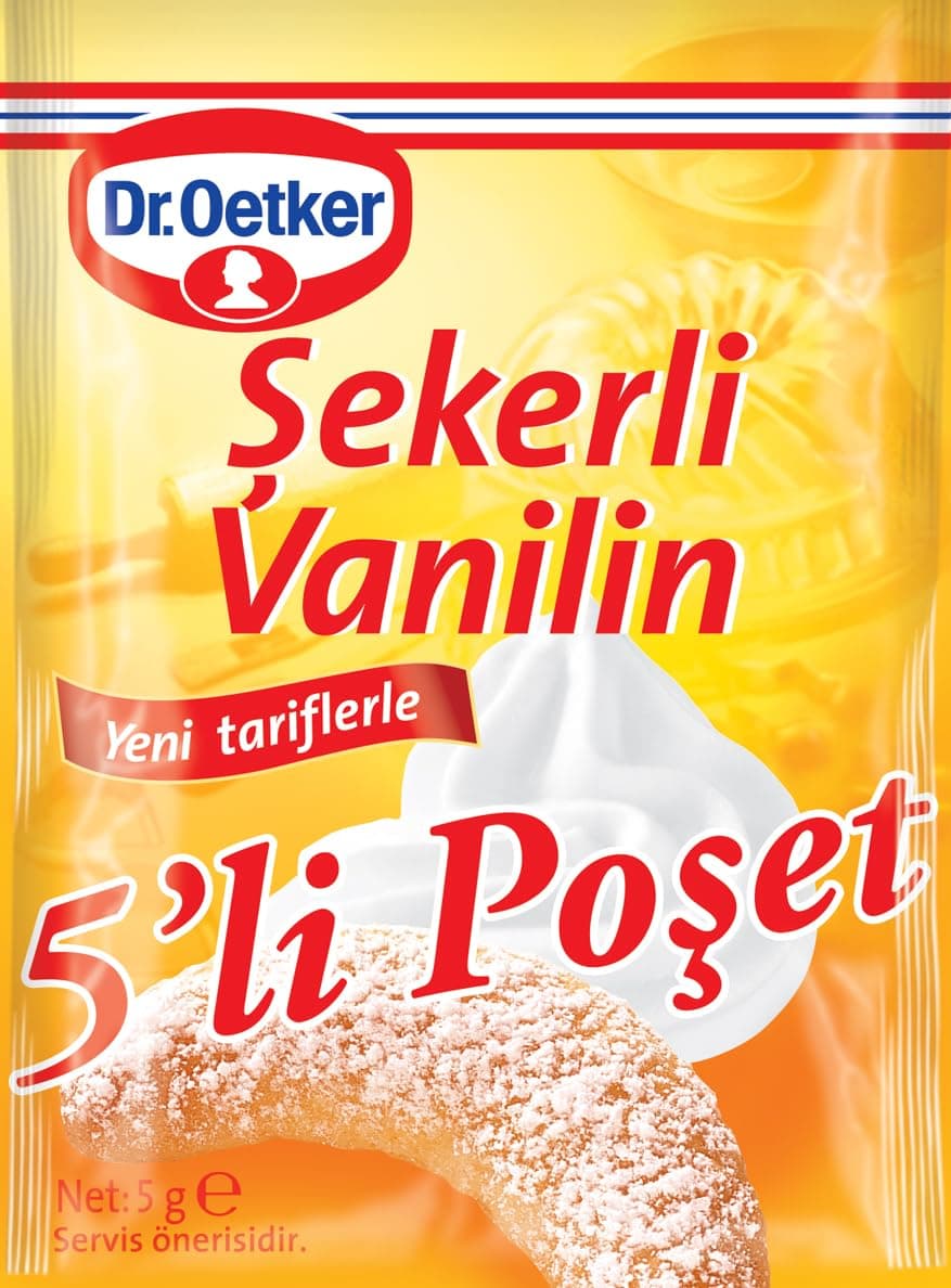 Vanillin Sugar(10 Pack) Made in Turkey