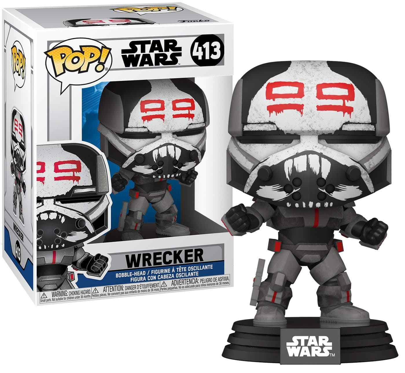 Pop! Star Wars: Clone Wars - Wrecker Vinyl Figure