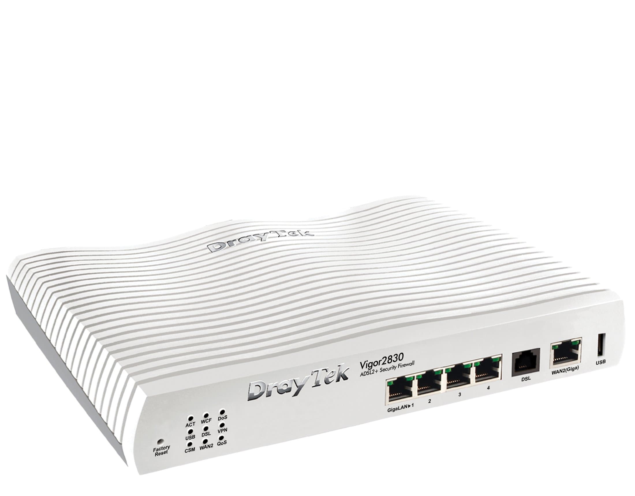 DrayTek Vigor 2830 - ADSL2+-Security Firewall Router