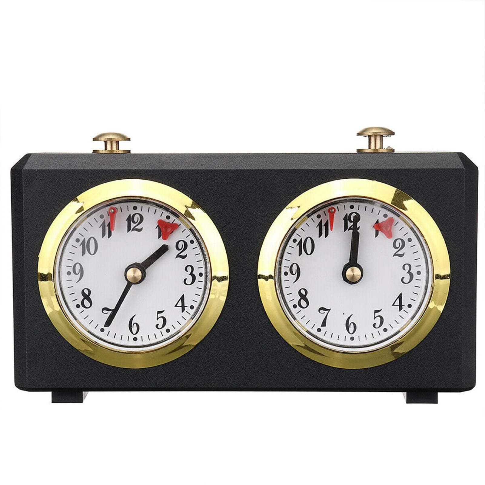 Professional Competition Mechanical Analog Chess Clock - I-GO Count Up/Down Timer for International & Chinese Chess