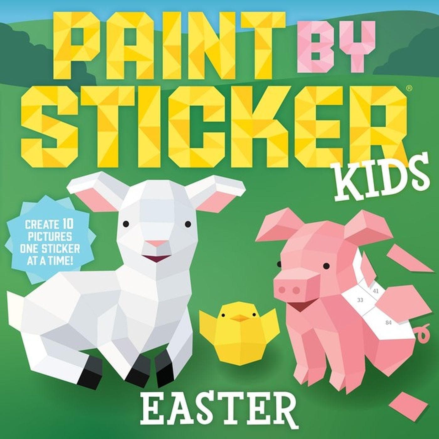 Workman Paint by Sticker Kids: Easter: Create 10 Pictures One Sticker at a Time!