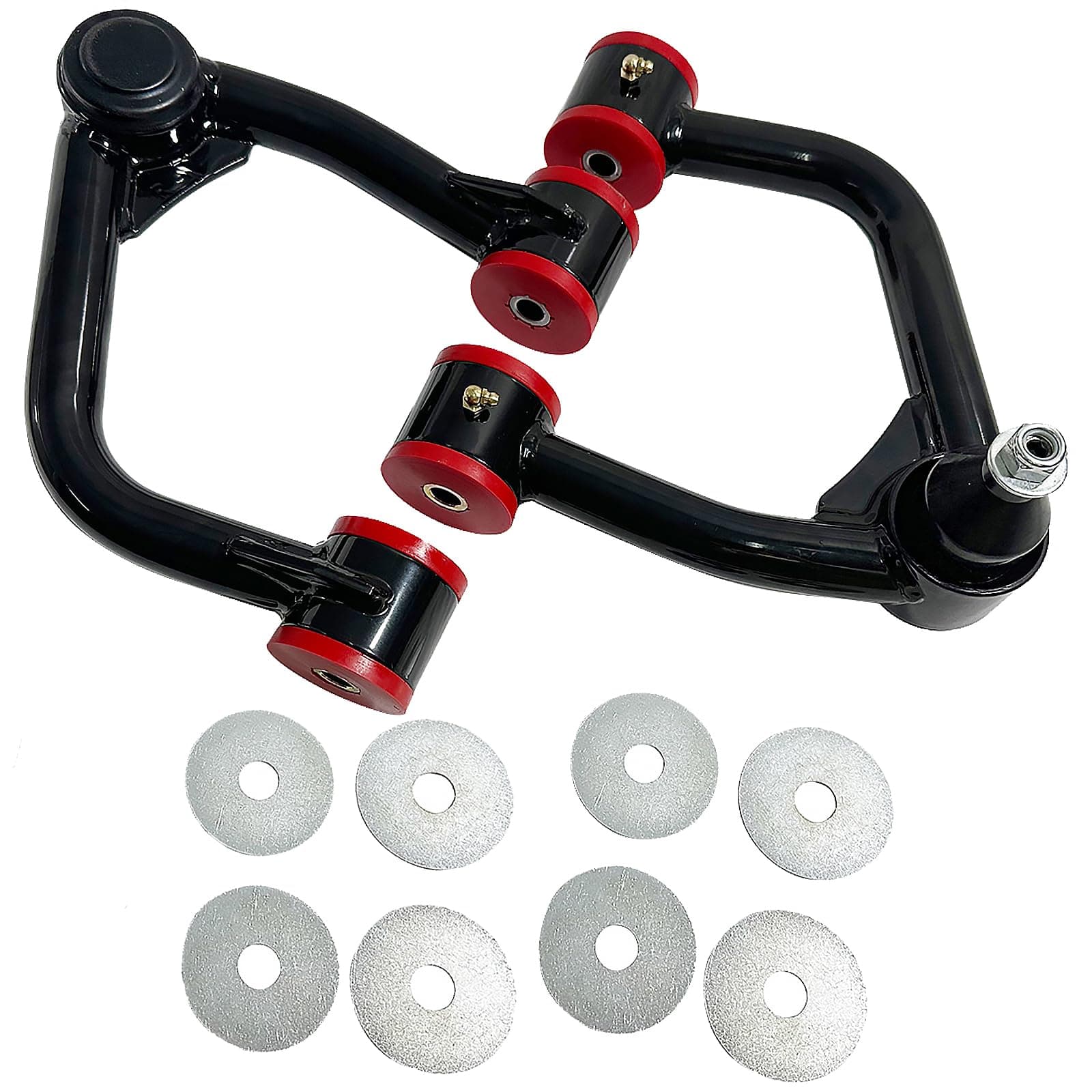 BST Pair BSSP Front Upper Control Arm For 2-4" Lift Kit Compatible with 2019-2022 2023 Ford Ranger Tubular 3in Suspension Arms Assembly FUCA w/Ball Joint & PU Bushings Left,Right Side