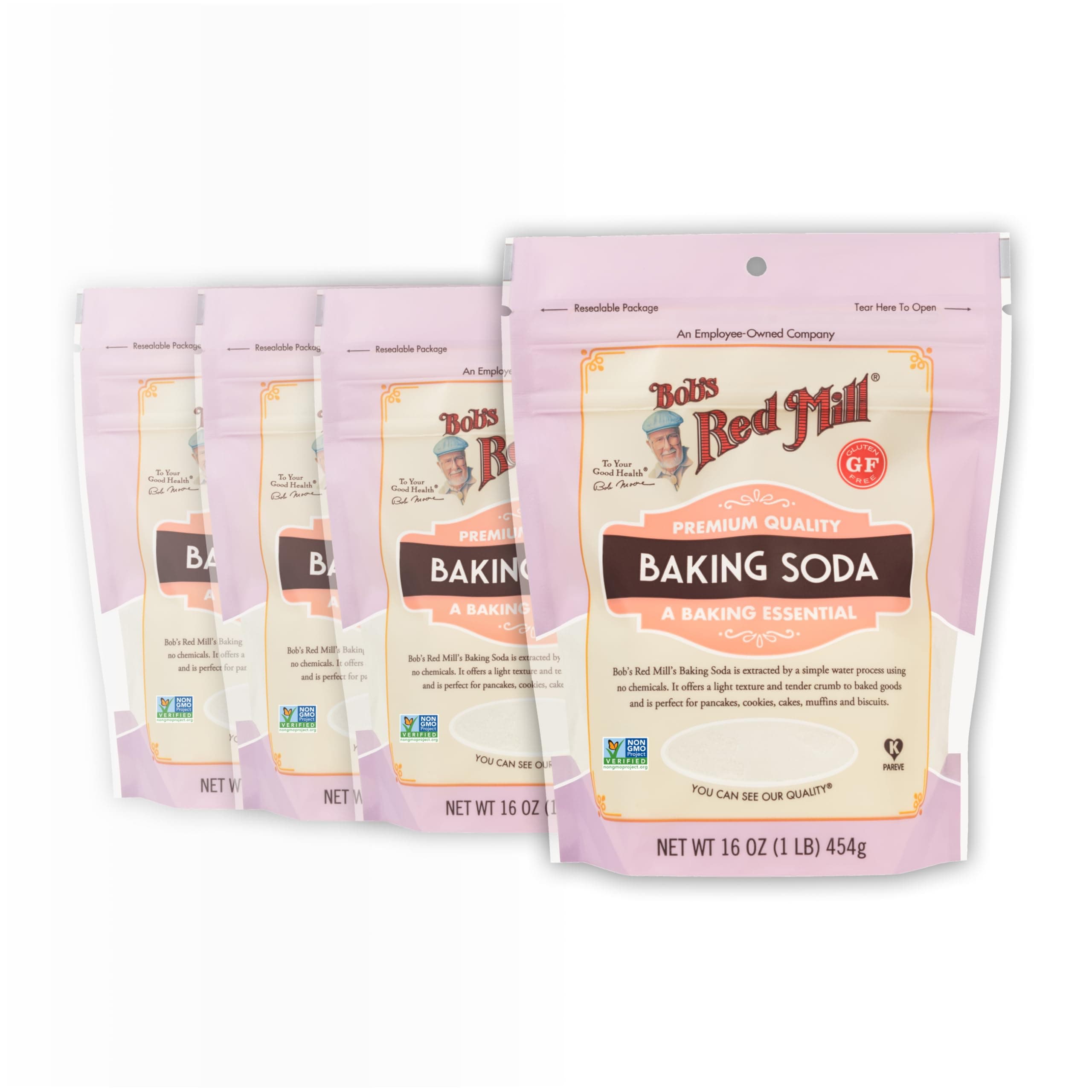 Bob's Red Mill Resealable Baking Soda, 16 Oz (6 Pack)