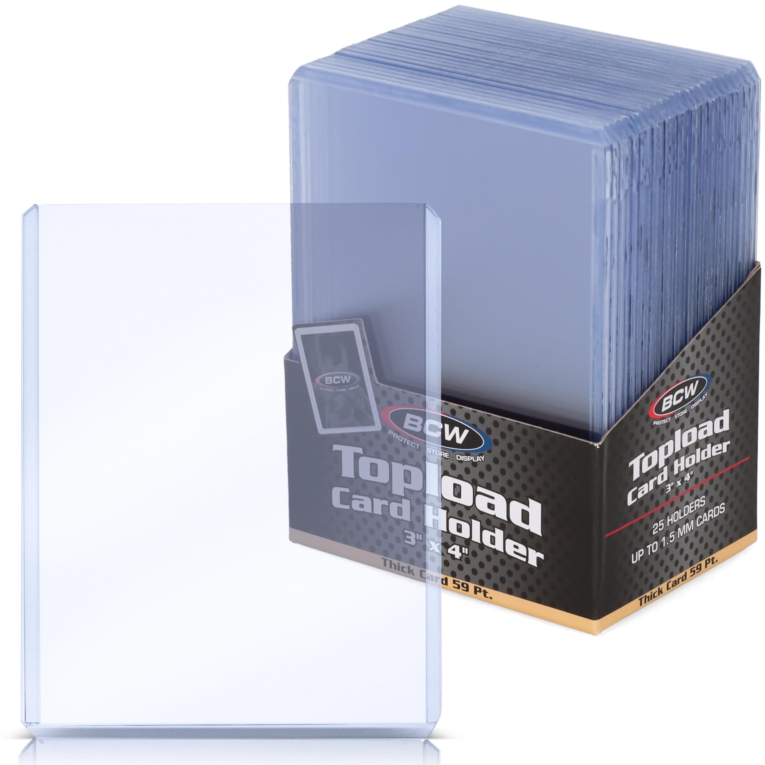 59 pt Thick Card Topload Holder - 4 pk