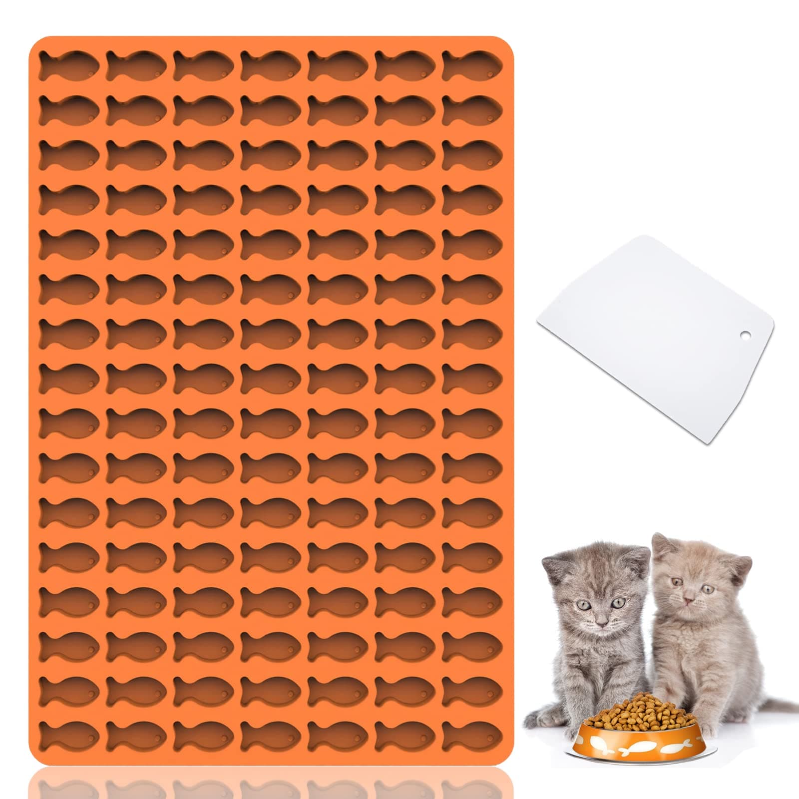 Mini Fish Silicone Molds for Cat Treats