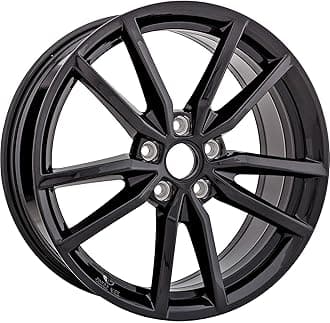 New 18x7.5" 18 Inch Black Aluminum Alloy Wheel Rim for VW Volkswagen Golf GTI 2019 2020 2021 | ALY70055U45N | Direct Fit - OE Stock Specs