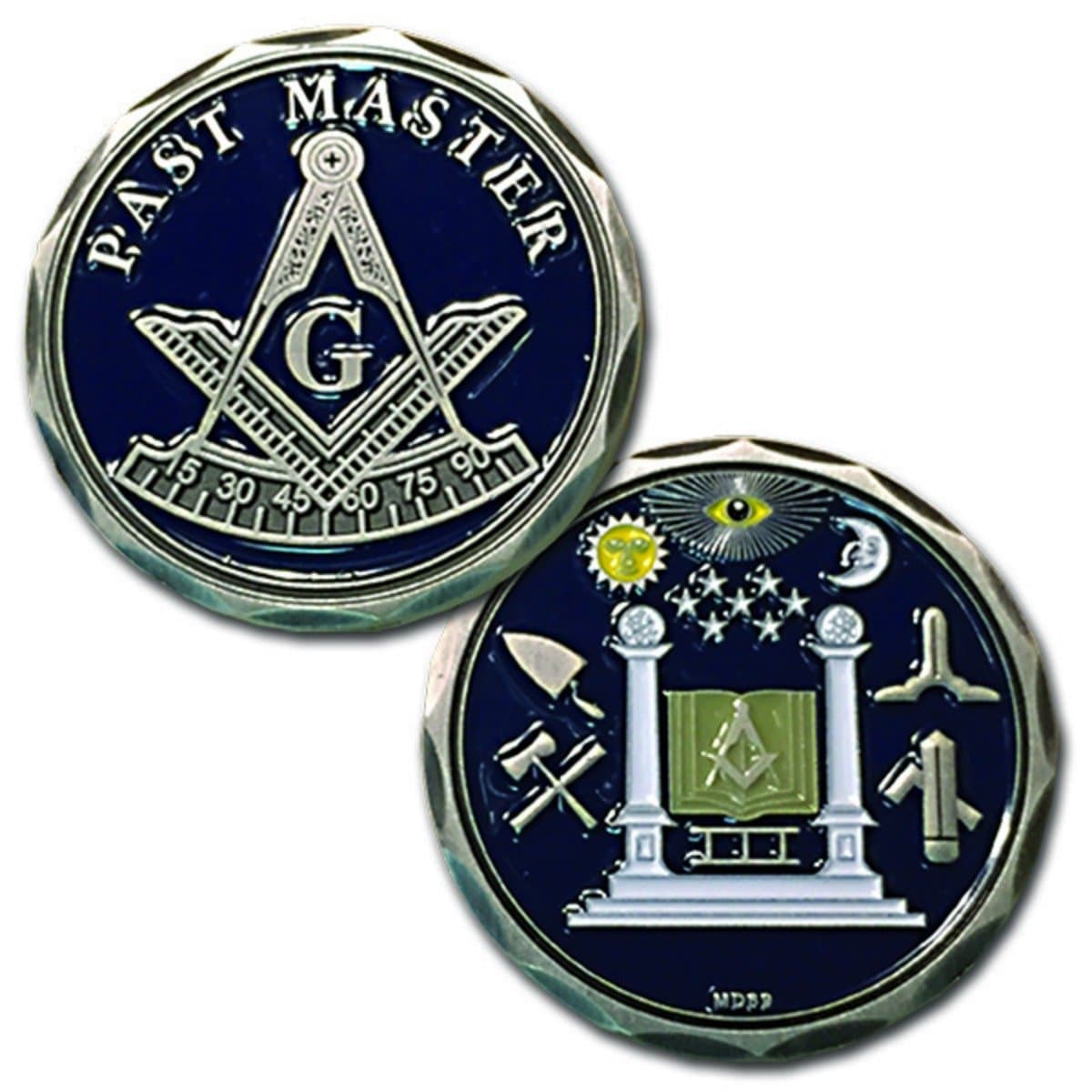 MotorDog69 Masonic Past Master Challenge Coin