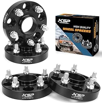 KSP 25mm 5x114.3 Hubcentric Wheel Spacers Fit Camry Highlander Tacoma, Lexus TC XB, ES300 350, GS300 350 430,IS250 300 350,LS400 430 460,RC300 350(4 pcs 60.1 bore 12X1.5mm)