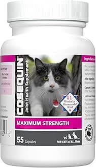 Cosequin Joint Health Supplement for Cats - With Glucosamine and Chondroitin, 55 Capsules