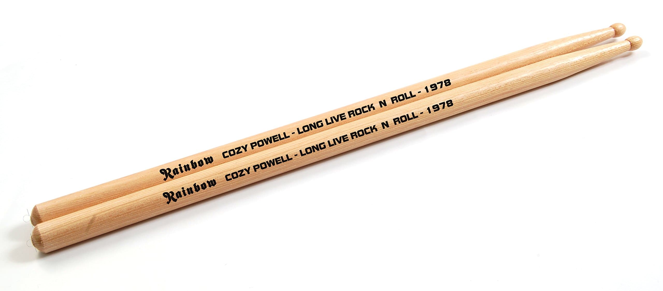 Rainbow Cozy Powell Long Live Rock 'n' Roll Set of 2 Maple Drumsticks