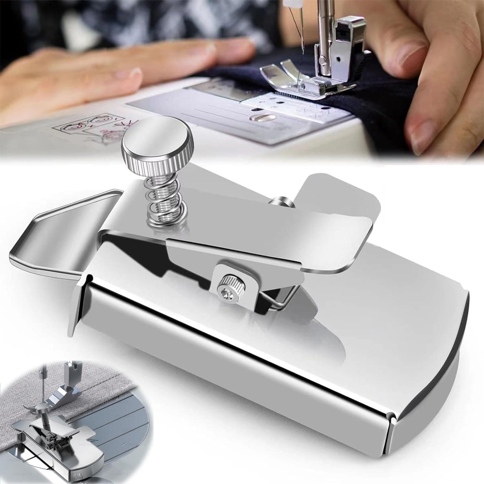 Magnetic Seam Guide for Sewing Machines, Sewing Machine Quilting Accessories Tools, Multifunctional Guide Tool Compatible with Singer, Brother, Overlocker Sewing Machines.