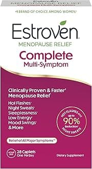 Estroven Complete Multi-Symptom Menopause Relief Supplement, 28 Count