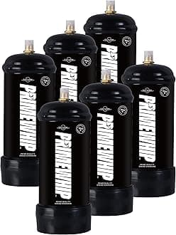 Prime Whip 320G Saturn - The Ultimate Whip It Tank - Food Grade 99.95% Pure N2O for any Whipped Cream Dispenser – (6 Nitrous Oxide Tanks)