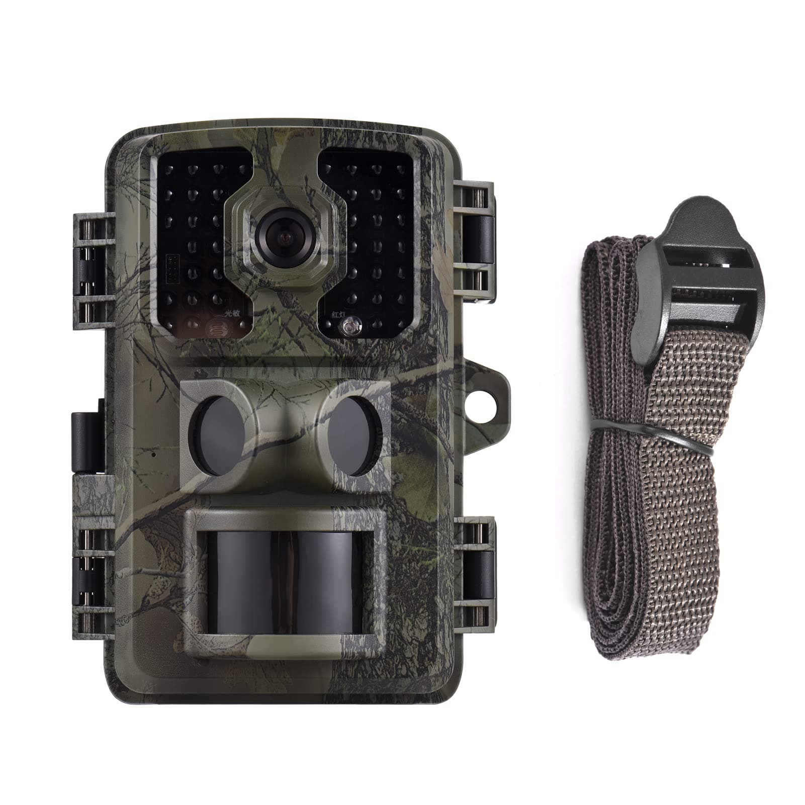 4K 16MP Wildlife Scouting Camera Camera with 2.0 Inch TFT Color Screen PIR Sensors 0.5s Trigger Time Supports Infrared Motion Activated IP66 Waterproof