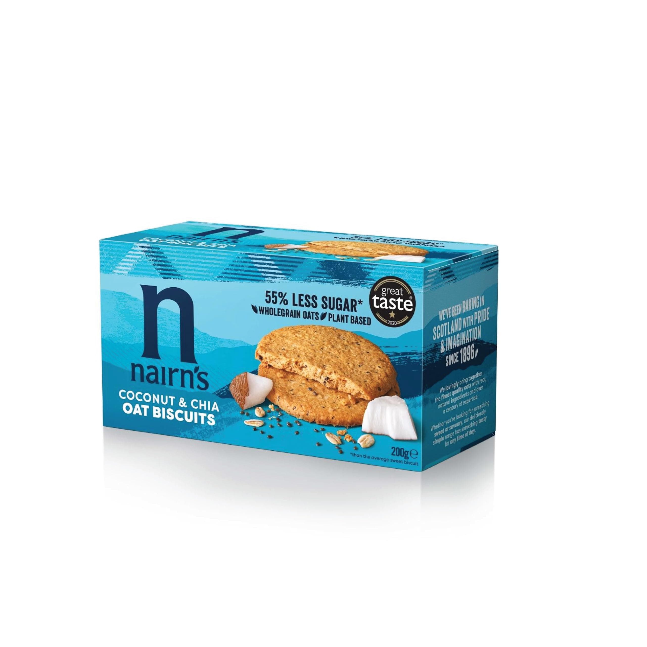 Nairn's Oat Biscuits Coconut & Chia (200g)