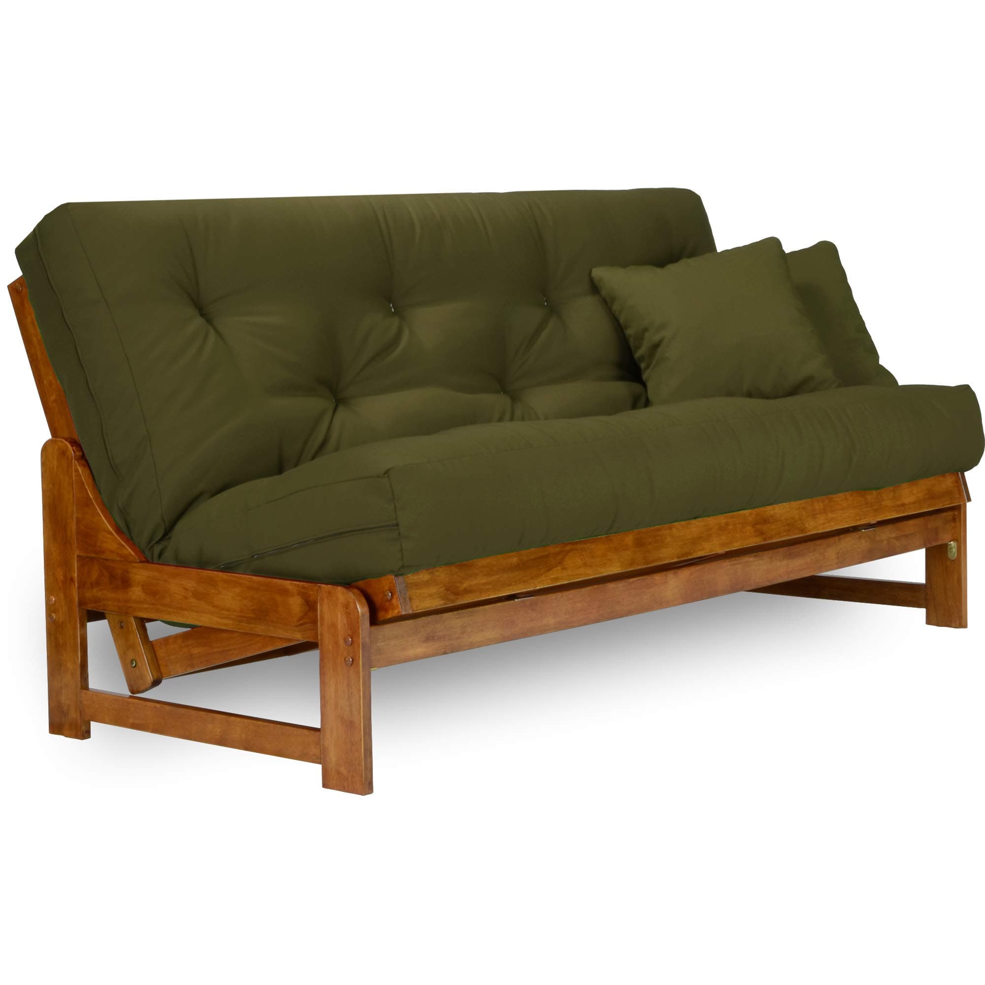 Arden Futon Frame - Full Size (Frame Only), Solid Wood Construction