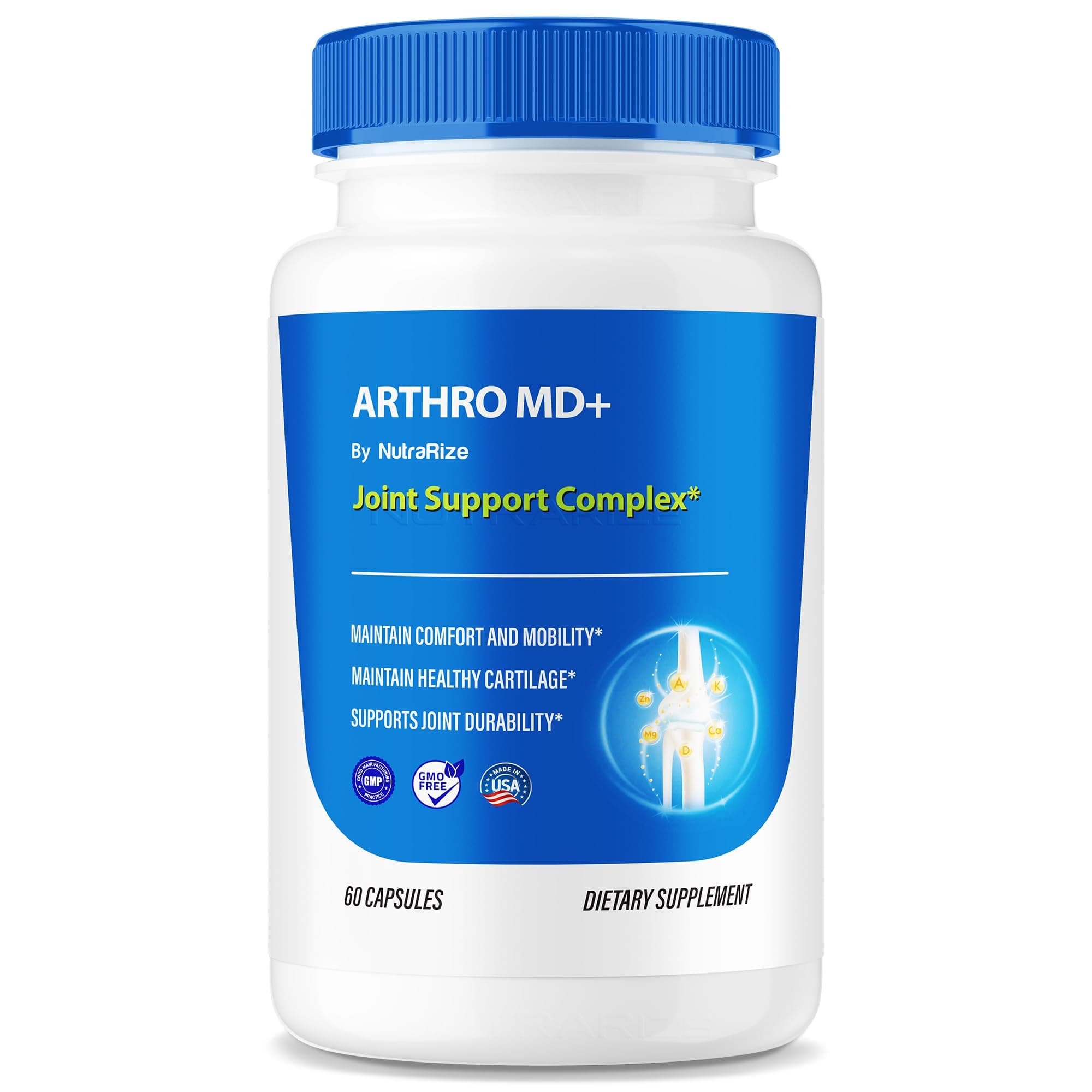 Arthro MD+ Capsules, Official Arthro MD Joint Support, All Natural Formula to Support Flexibility and Mobility, Premium Pills for Healthy Joints, Arthro M D Review (60 Capsules)
