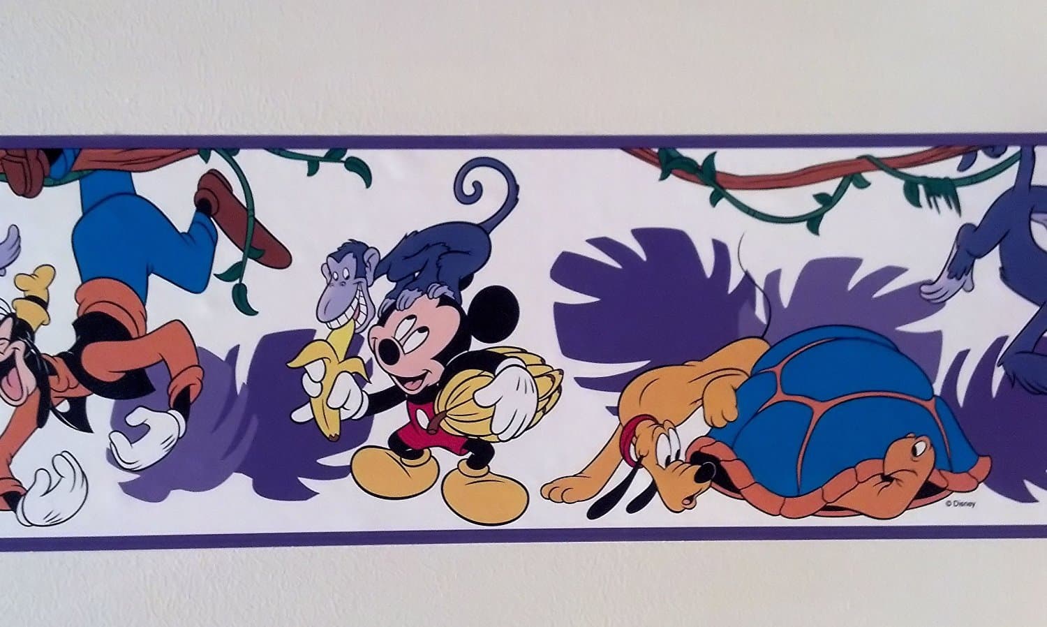 Disney Mickey Mouse Jungle Animals Wallpaper Border…
