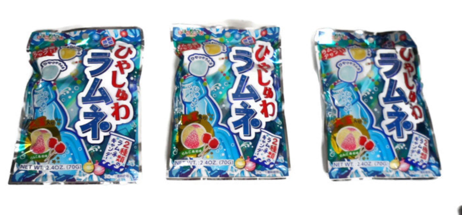 Senjaku Cool Soda Candy Ramune Flavored Candy (3-Pack)