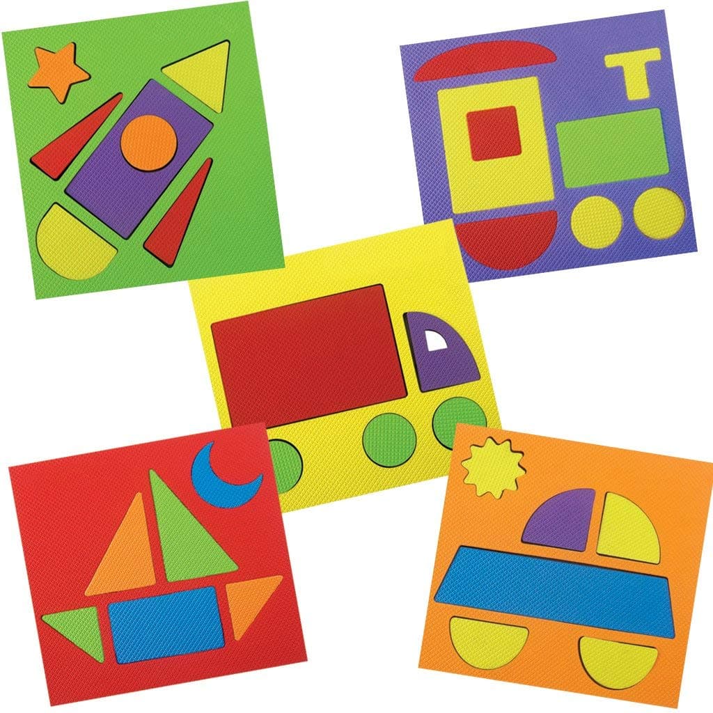 Make with Shapes | Vehicle Theme Shape Puzzles for 3 Year Olds | Preschool Learning Activities | Montessori Toys | 3,4,5 Year Old Boy Gifts & Girl Gifts | Easter gifts for Toddlers
