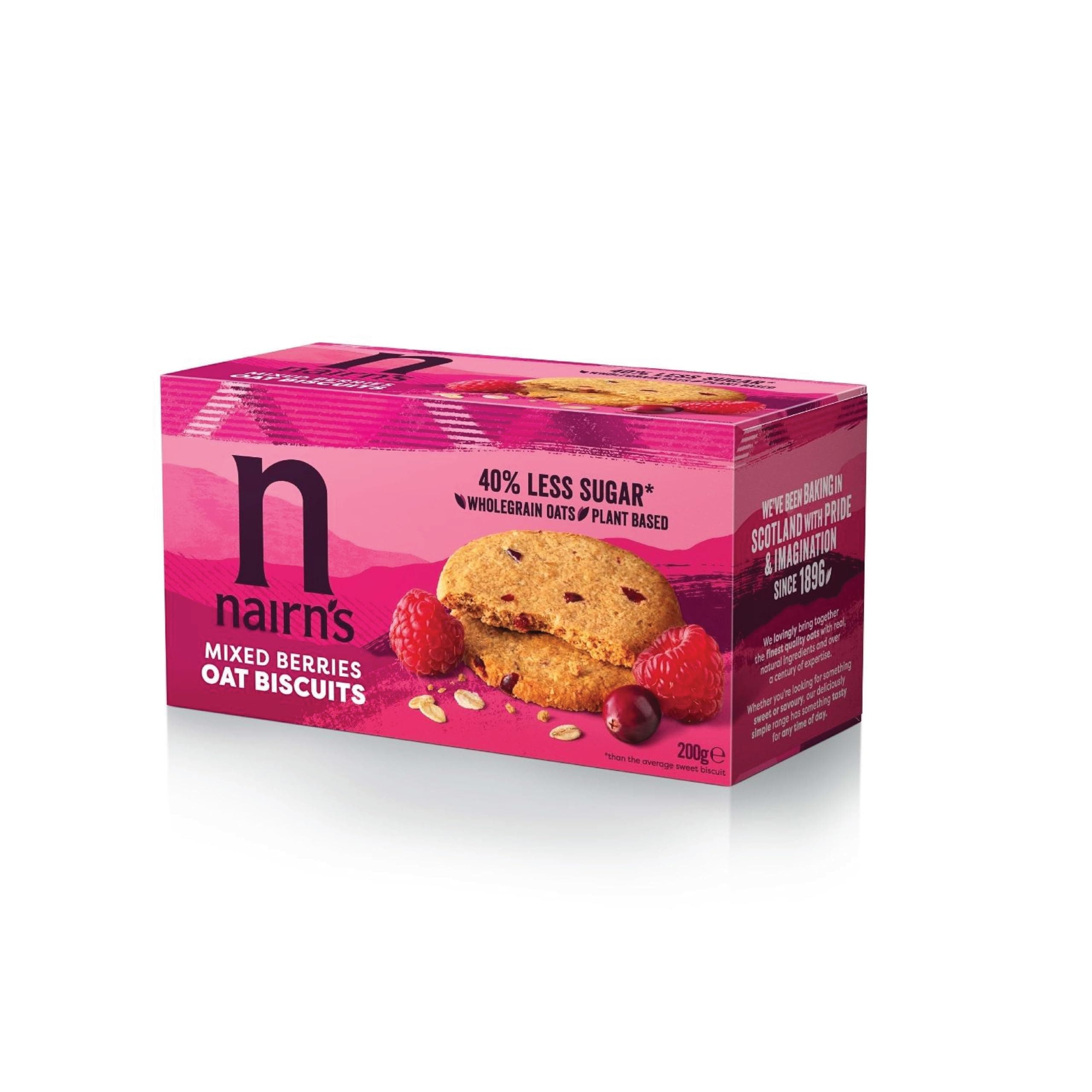 Mixed Berries Oat Biscuits 200g
