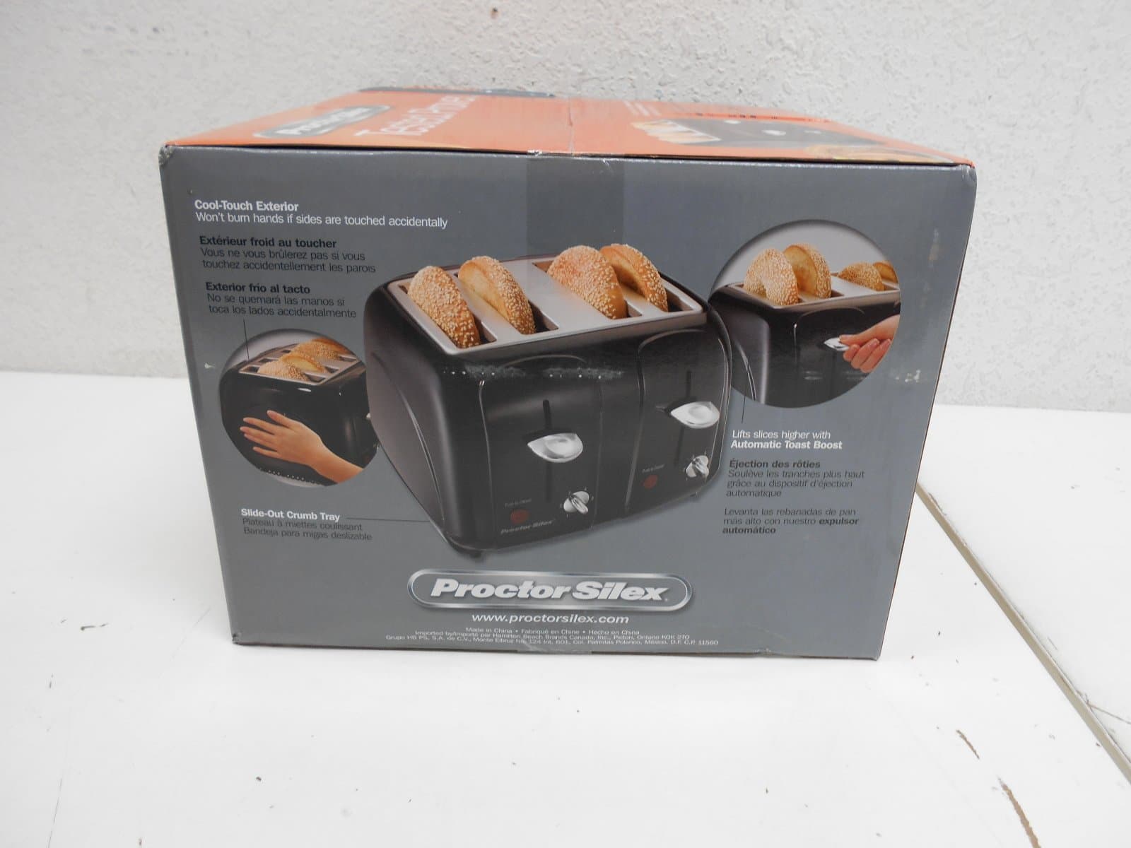 Proctor Silex 24201 4 Slice Cool Touch Toaster