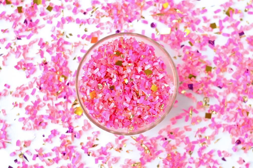 Flamingo Bling Confetti Mix 1 Cup
