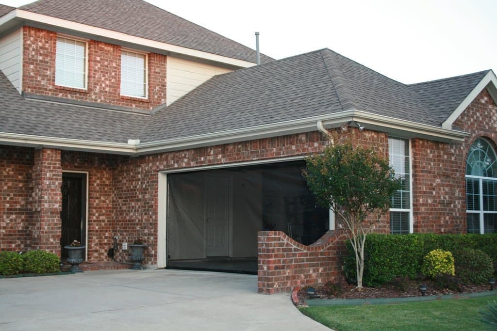 Snap On Screens 14' x 7' Garage Screen, Includes Zipper & Storage Kit, Easy Assembly, Easy Pass Through