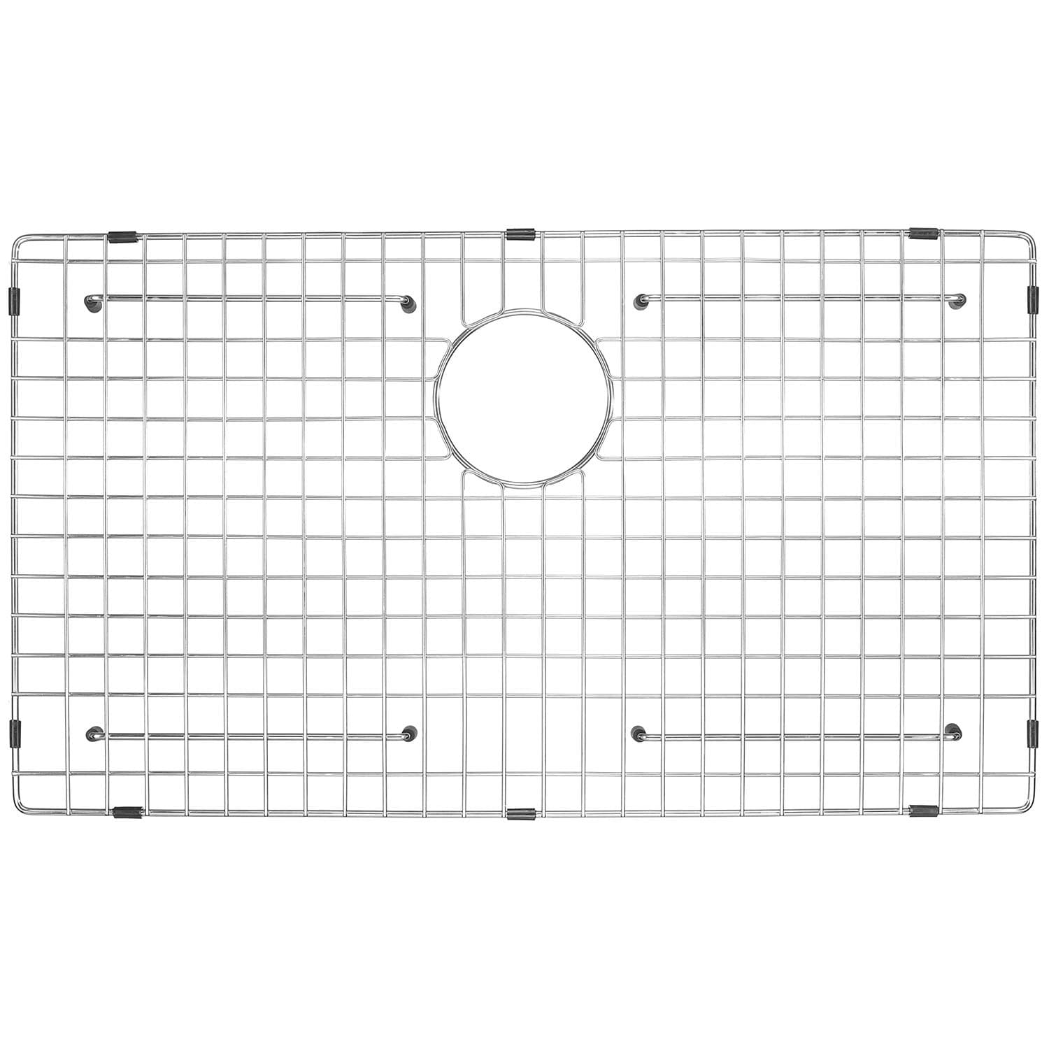 Serene Valley Kitchen Sink Bottom Grid and Sink Protector NDG3018, 304 Premium Stainless Steel, dim 27 1/2" x 15 11/16"