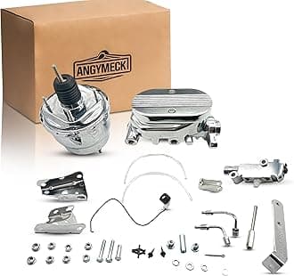 7" Dual Power Brake Booster Conversion Kit for 1964-1972 Chevelle GTO 442 Lemans Cutlass Caprice Skylark Monte Carlo El Camino 1967-1978 Chevy Camaro 1967-1969 Pontiac Firebird CNCB70008