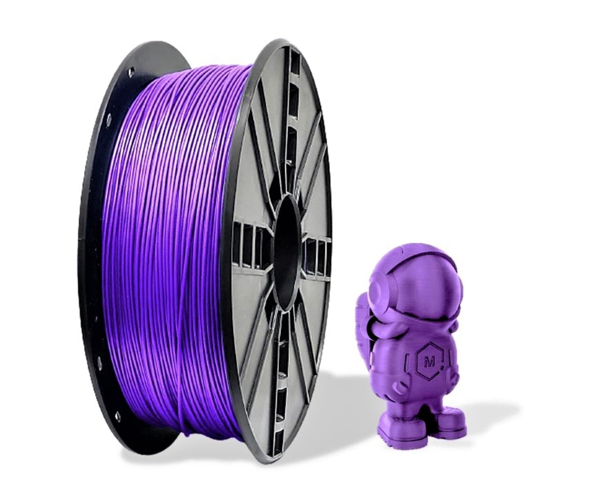 Polytech PLA+ 3D Printing Filament, 1 Kg Spool, 1.75mm +/- 0.03mm, Made in UAE (Purple)