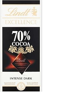 Lindt Excellence Dark 70% Cocoa Chocolate Bar, 100g