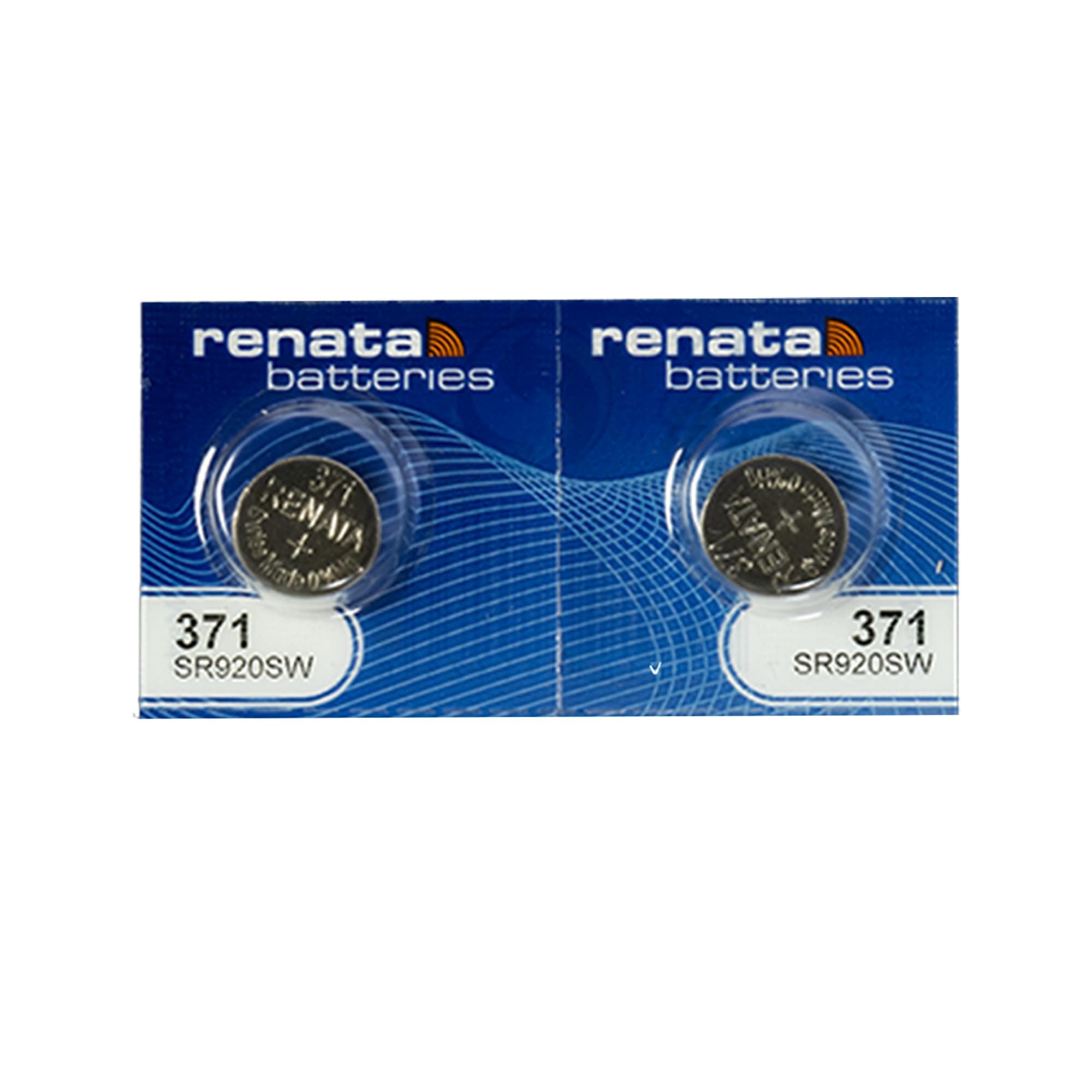 #371 Renata Watch Batteries 2Pcs