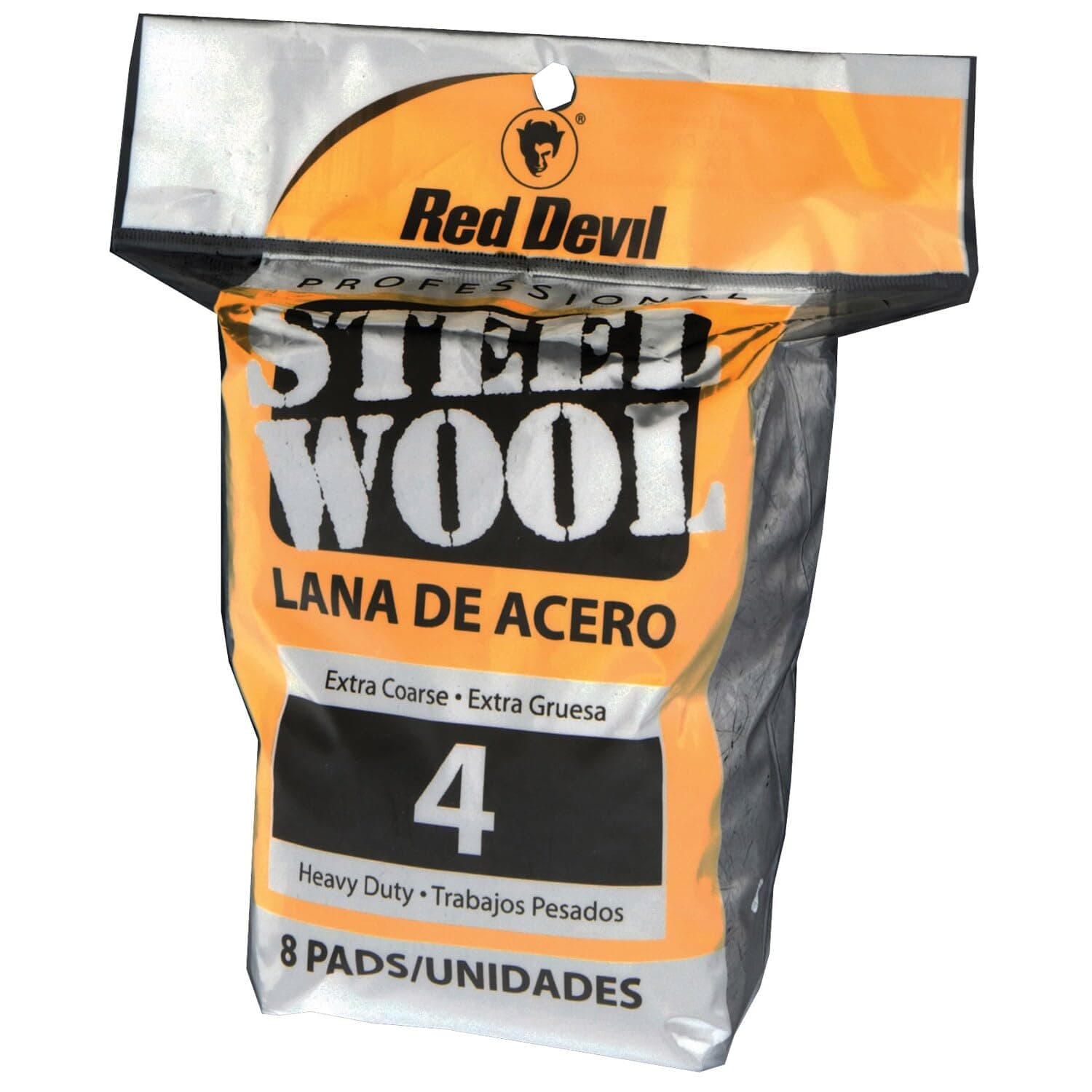 Red Devil 0327 Steel Wool, 4 Extra Coarse, 8 Pads by Red Devil