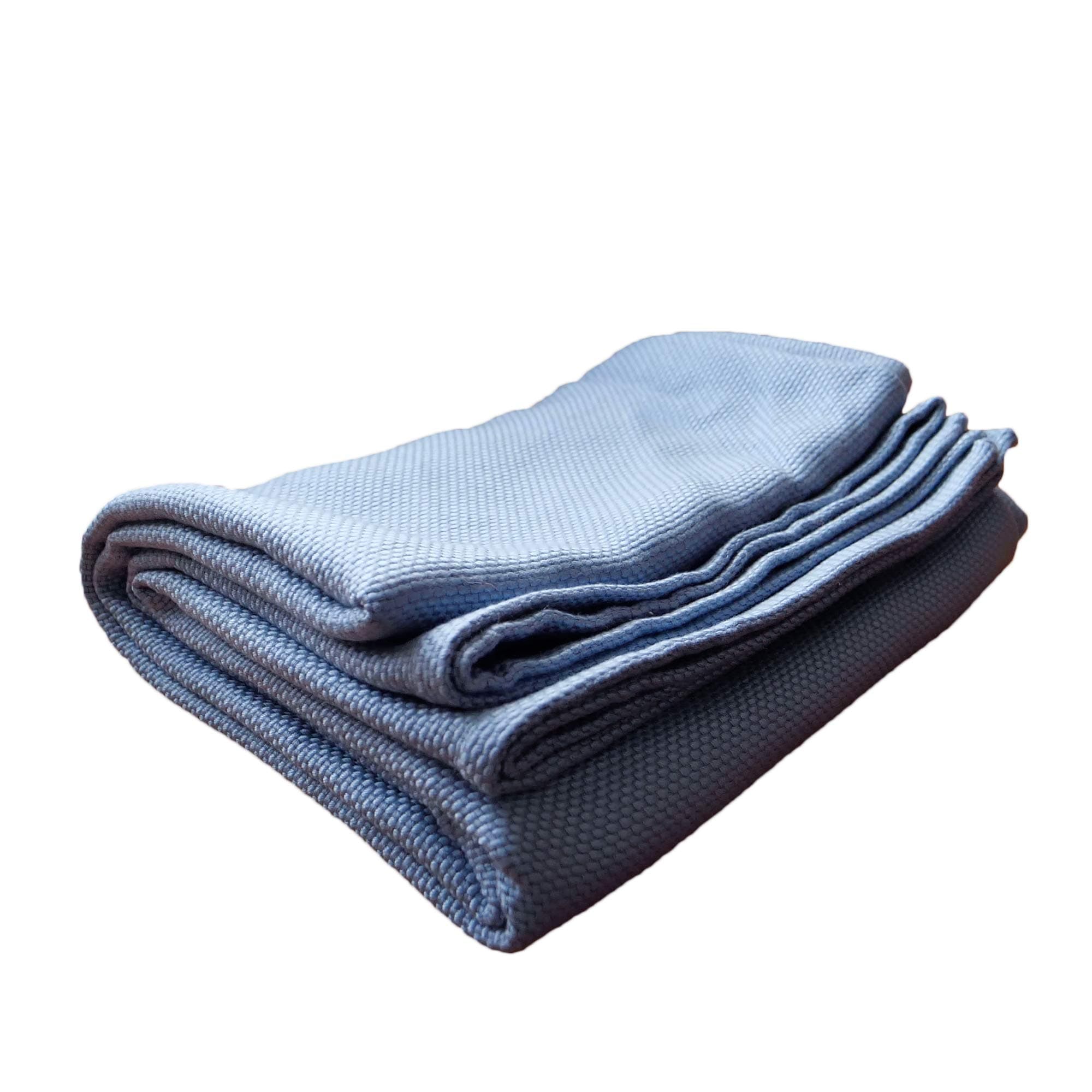 Sheets & Giggles 100% Eucalyptus Heavy Throw Blanket for Couch, Sofa, or Bed. All-Season, Cozy and Soft, Cool to The Touch, Oversized at 72" X 50", and Responsibly Made. Bluebonnet