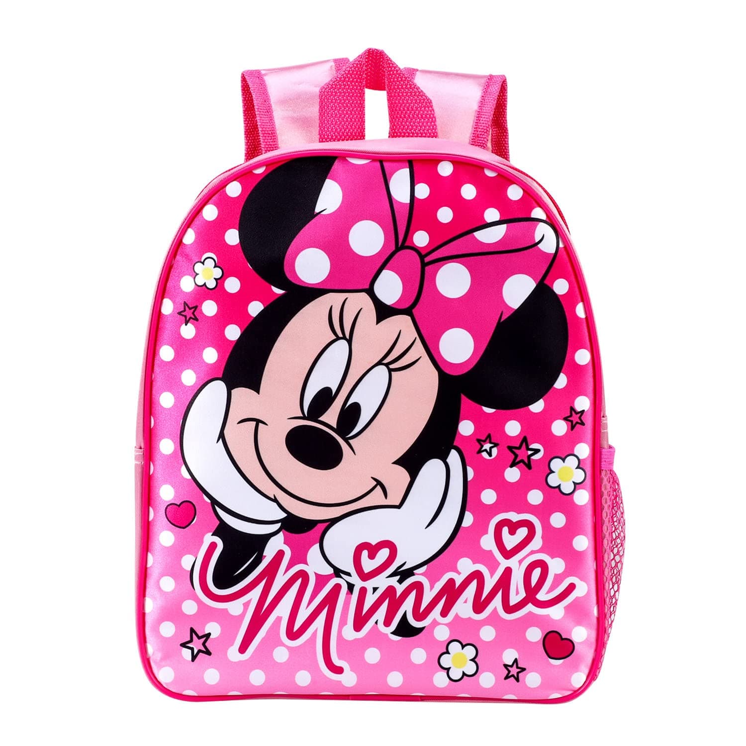 KP Pharma Minnie Mouse Premium Backpack for Kids featuring Dynamic Pink Design