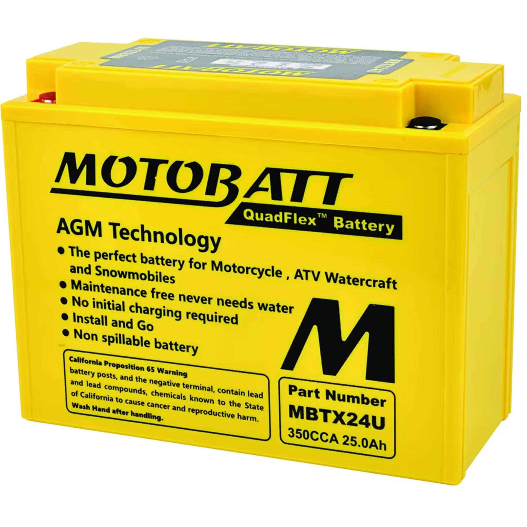 Motobatt MBTX24U Motorcycle Battery