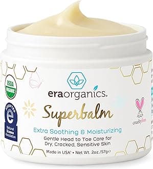 Healing Ointment for Babies - USDA Certified Organic Natural Moisturizer Gentle on Sensitive Skin Prone To Baby Eczema, Cradle Cap (Infant Seborrheic Dermatitis), Rashes, Hives and More