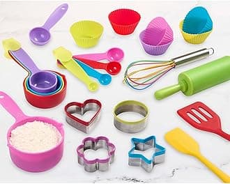 Mrs. Anderson's Baking Kids Set, Food Safe, Professional Materials, 24-Piece Set