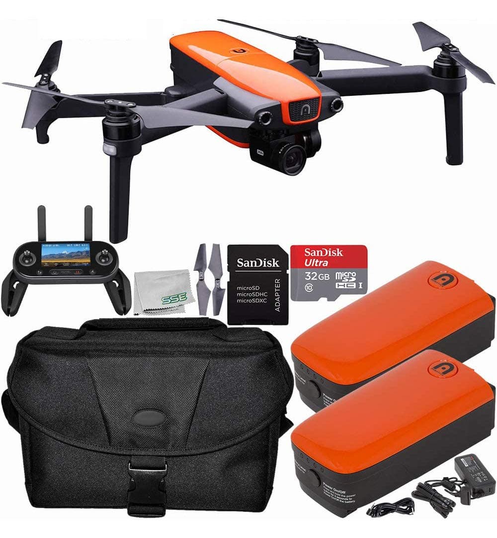 Autel Robotics EVO Foldable Quadcopter with 3-Axis Gimbal Essentials Travel Bundle