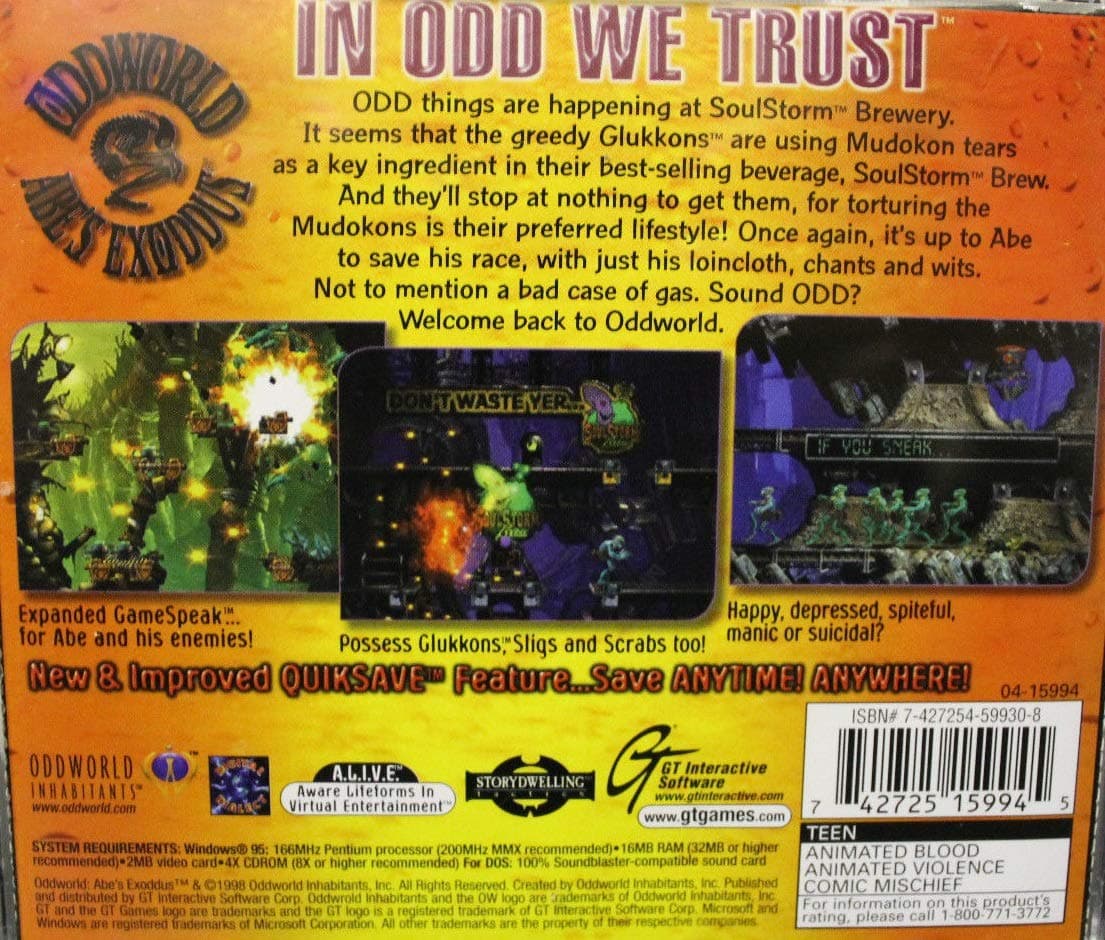 ODDWORLD: ABE'S EXODDUS