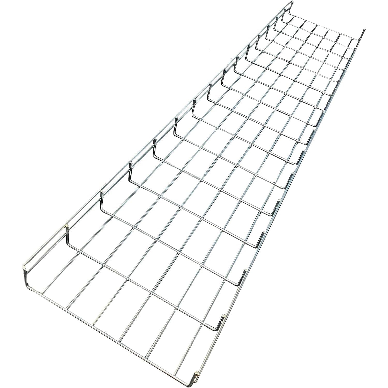 Kable Kontrol Cable Tray- 5 Feet Long - 18" Width, 4” Depth – Wire Mesh Tray Cable Management Rack Cords Organizer Cable Basket, Zinc Plated Steel NEC Approved for Network, Fiber Optic, Cabling