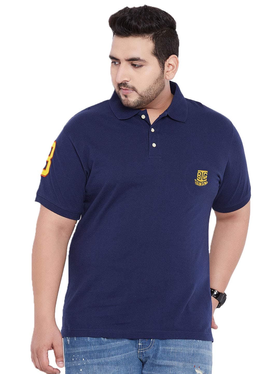 BigbananaMen's Regular Fit Polo
